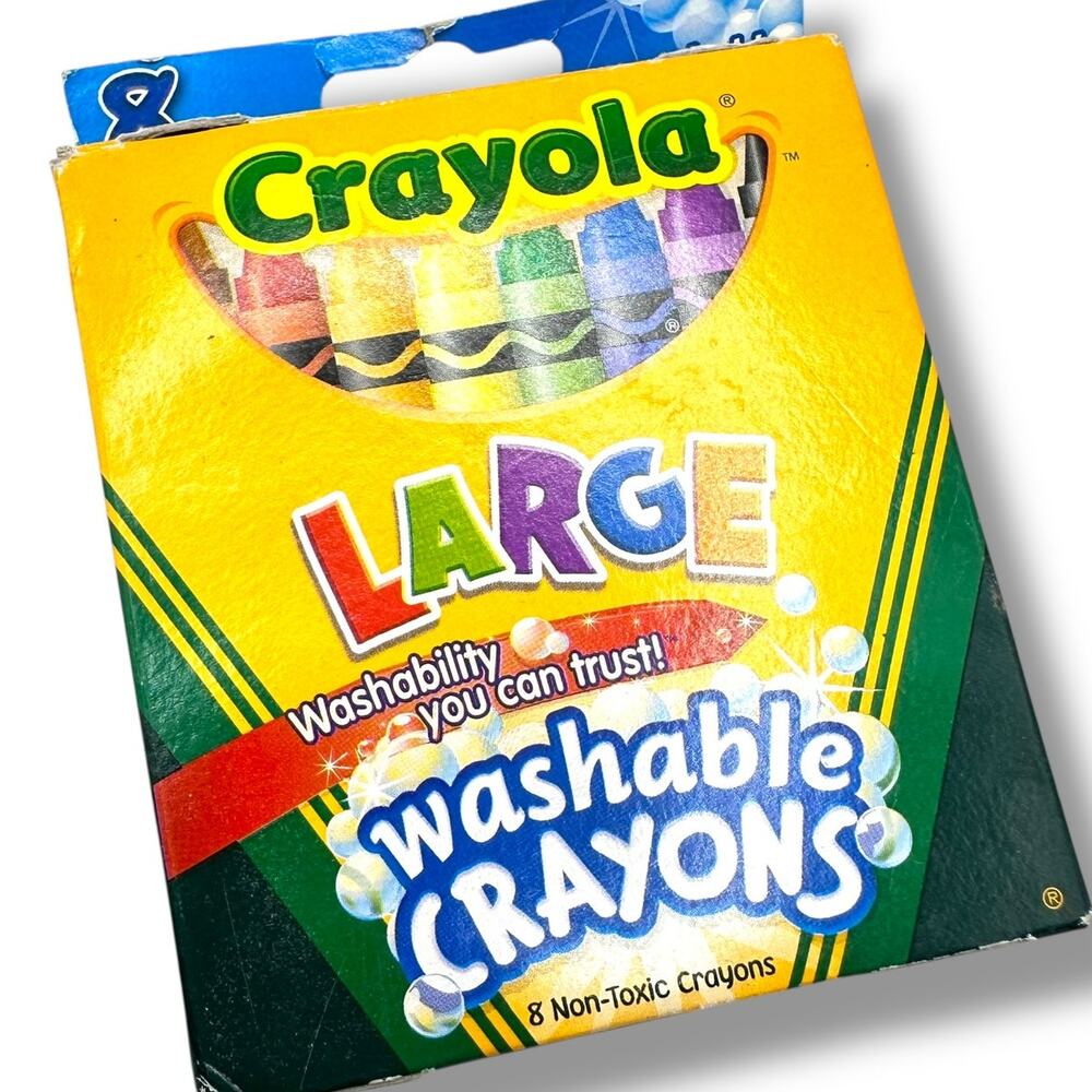 Vintage 2004 Crayola Large Crayon Box